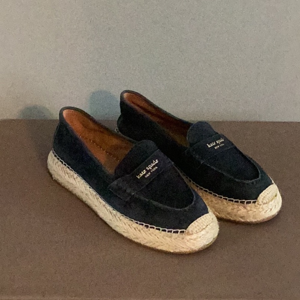 Kate Spade Navy Espadrilles Size 7.5